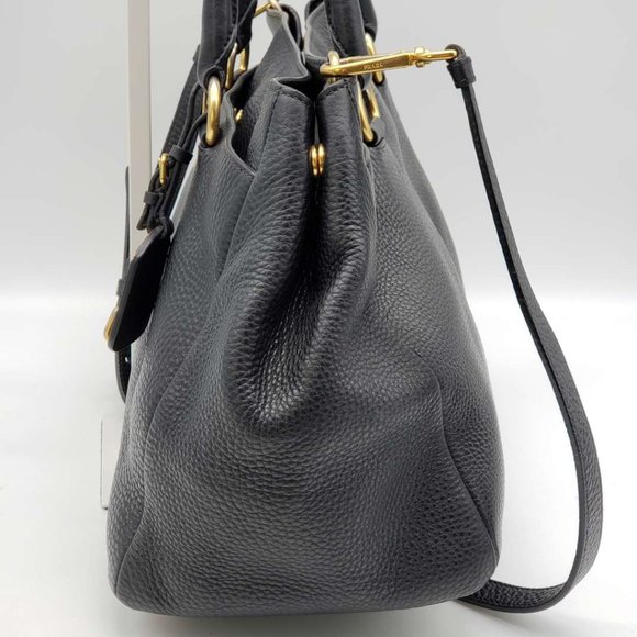 100% Authentic Prada Black Shoulder Bag - Picture 4 of 16